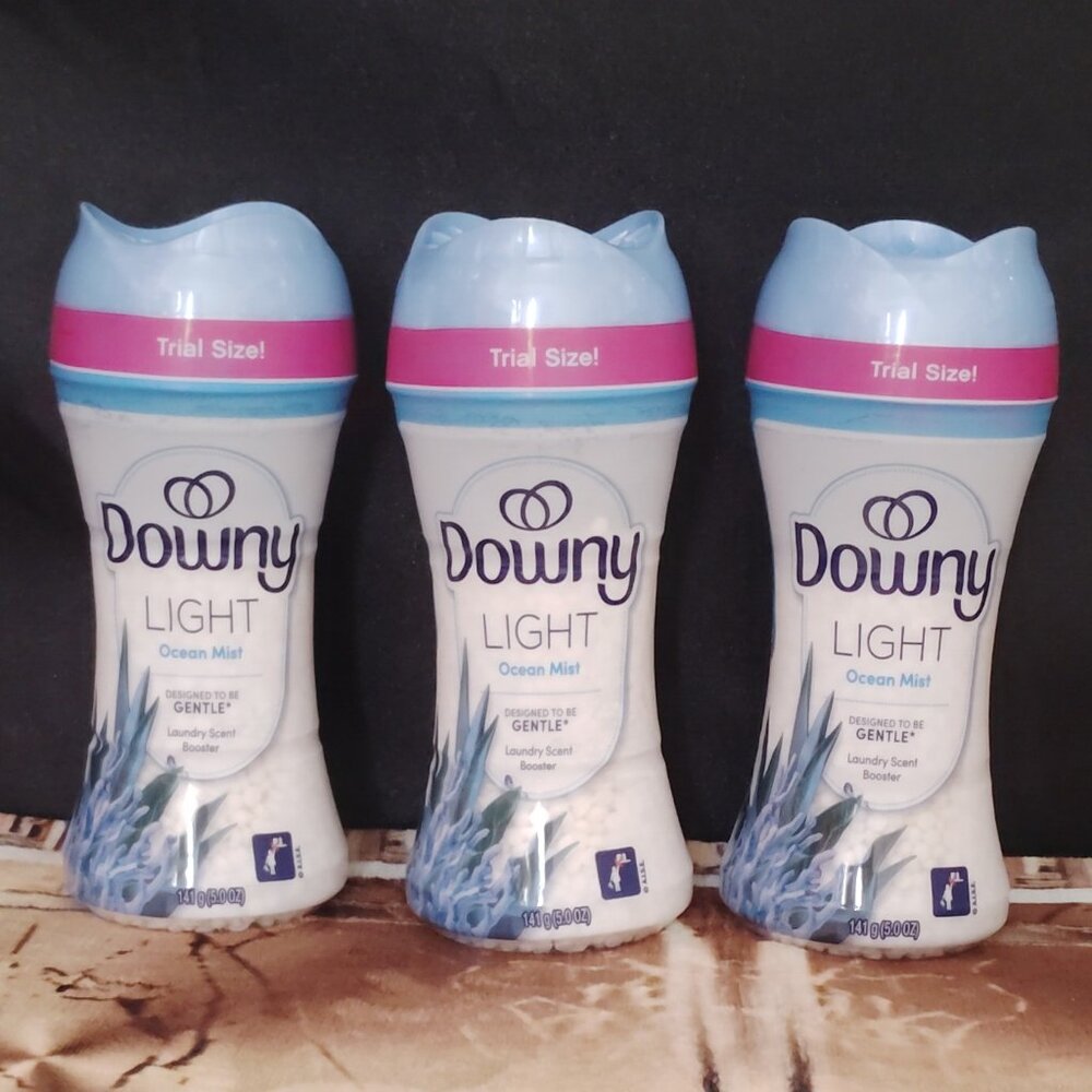 Downy Laundry Scent Booster Beads Ocean Mist, 5.0 oz Each
